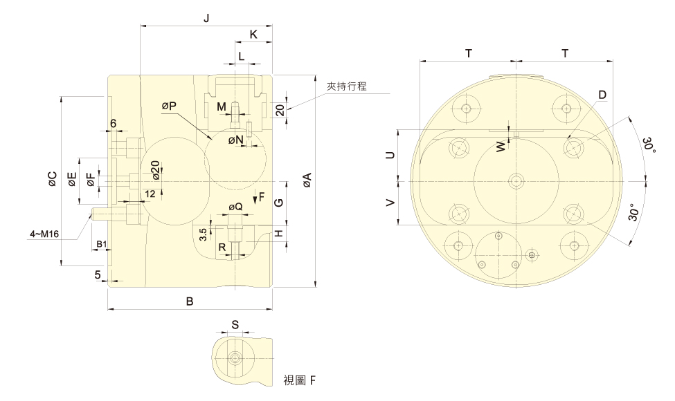 台湾佳贺autogrip自动分度卡盘IS