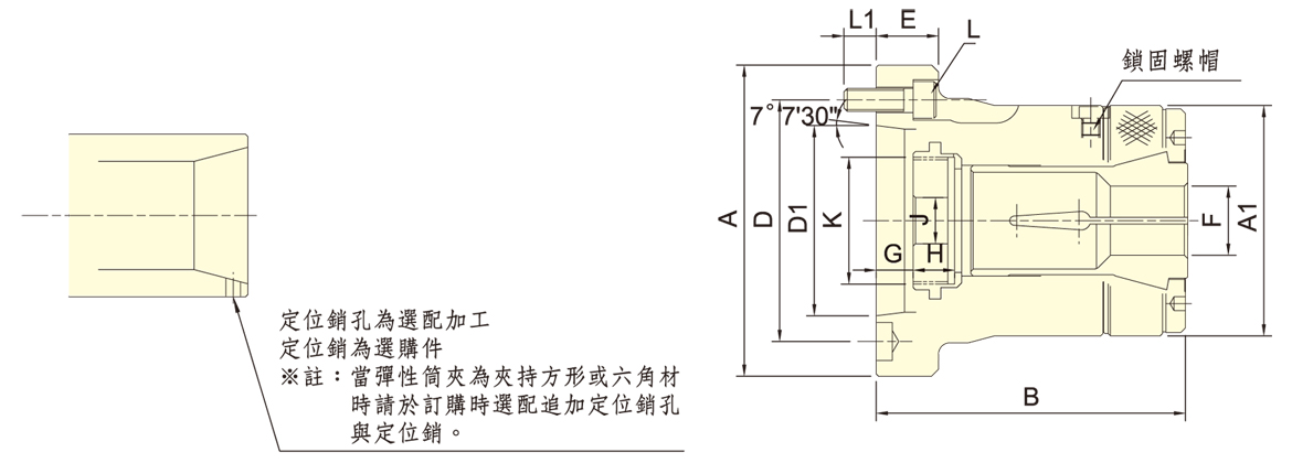 台湾佳贺autogrip前推式筒夹夹头CL/CL-A