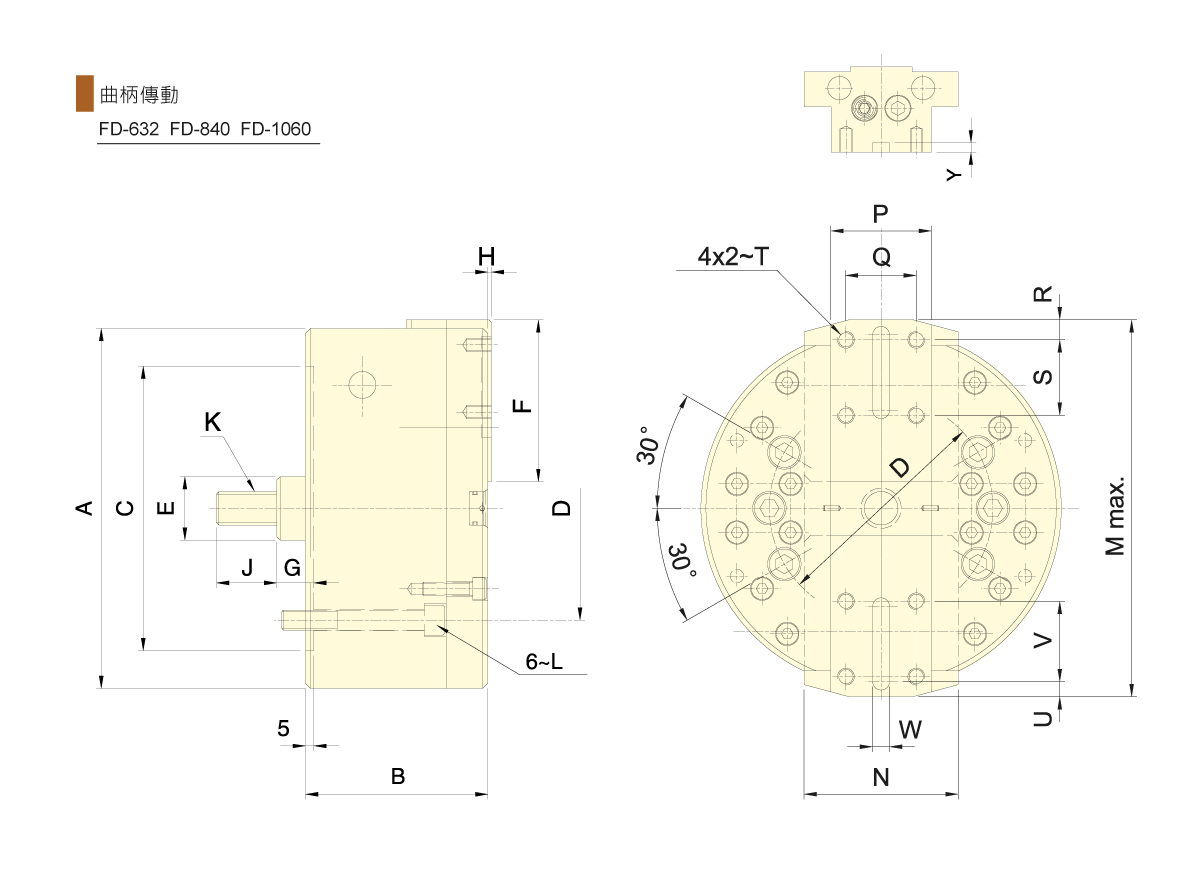 台湾佳贺autogrip双向展刀头（曲柄传动）FD