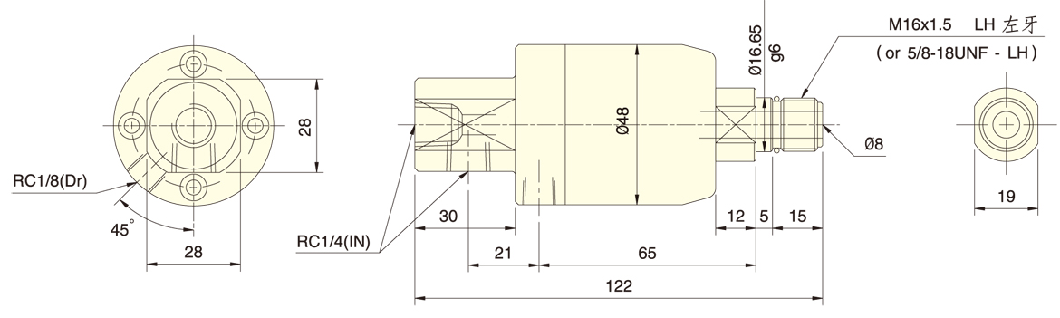 台湾佳贺autogrip冷却液回转接头RJ-80/RJ-90