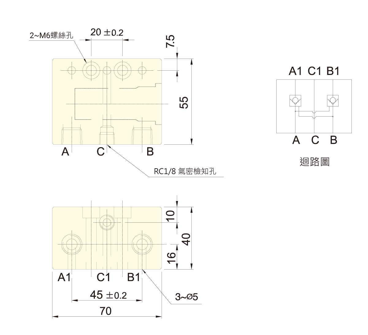 台湾佳贺autogrip立式气缸用自锁阀FV-01