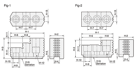 台湾亿川autostrong油压夹头硬爪HJ 台湾亿川autostrong油压夹头硬爪HJ