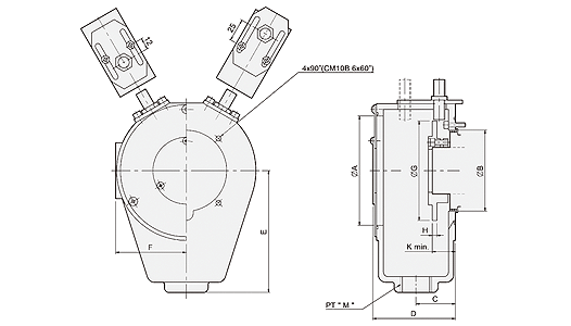 台湾亿川autostrong油压回转缸集水盒CM.B