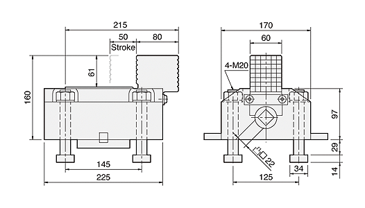 台湾亿川autostrong中实回转油压缸HB4