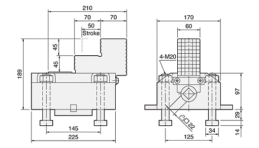 台湾亿川autostrong中实回转油压缸HB4