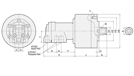 台湾亿川autostrong中实回转油压缸MH