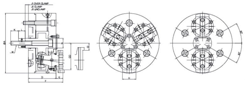 韩国瑞岩seoam万能球浮动式卡盘SM-SBL 韩国瑞岩seoam万能球浮动式卡盘SM-SBL