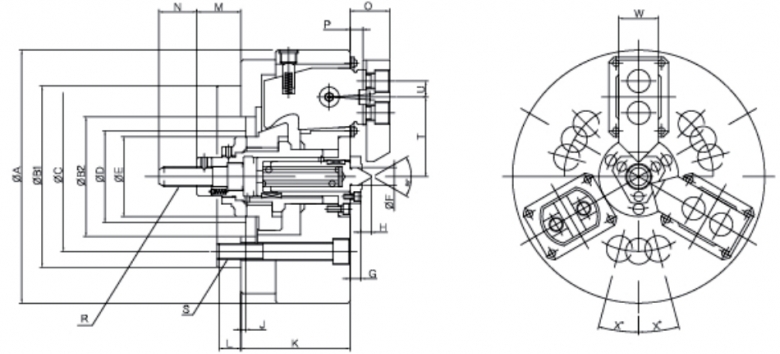 韩国瑞岩seoam三爪补偿型卡盘SM-COD