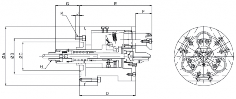 韩国瑞岩seoam复合型卡盘SM-CBN